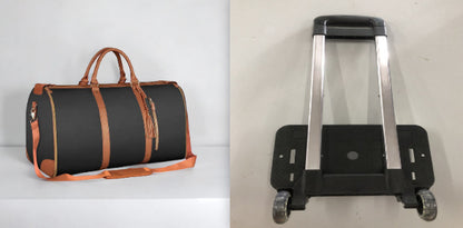 Bolsa de viaje de gran capacidad, bolso de mano para mujer, plegable, para traje, impermeable, para ropa