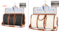 Bolsa de viaje de gran capacidad, bolso de mano para mujer, plegable, para traje, impermeable, para ropa