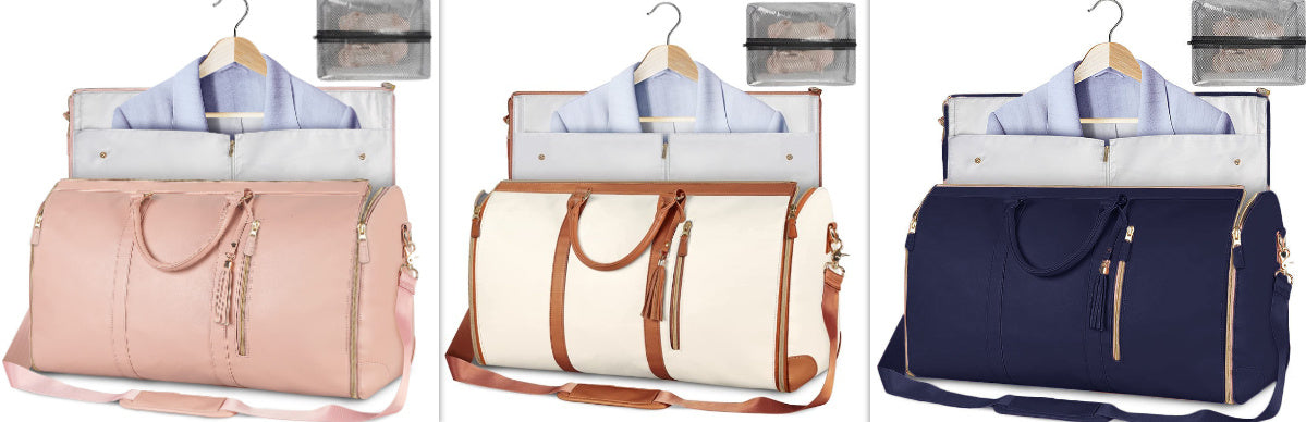 Bolsa de viaje de gran capacidad, bolso de mano para mujer, plegable, para traje, impermeable, para ropa