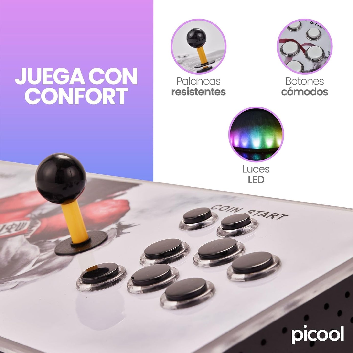 Tablero Arcade con 6100 juegos AR16