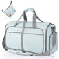 Bolsa de viaje de gran capacidad, bolso de mano para mujer, plegable, para traje, impermeable, para ropa