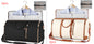 Bolsa de viaje de gran capacidad, bolso de mano para mujer, plegable, para traje, impermeable, para ropa