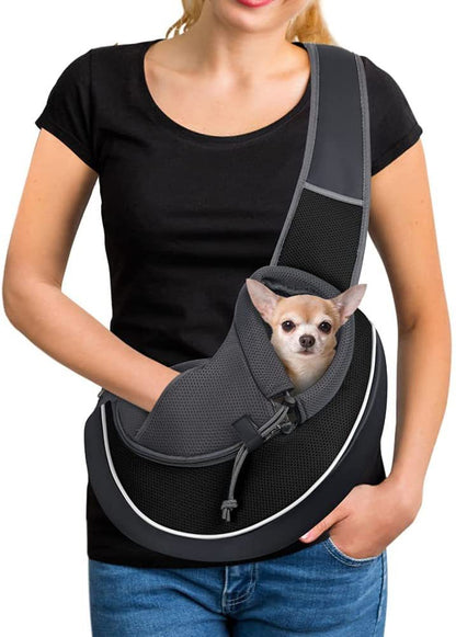 Bolsa de transporte para mascotas, bolso bandolera portátil para exteriores para perros y gatos, productos para mascotas.