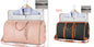 Bolsa de viaje de gran capacidad, bolso de mano para mujer, plegable, para traje, impermeable, para ropa