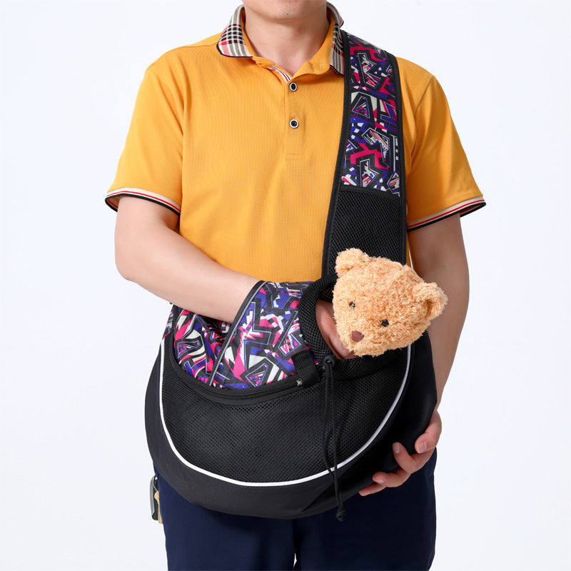 Bolsa de transporte para mascotas, bolso bandolera portátil para exteriores para perros y gatos, productos para mascotas.