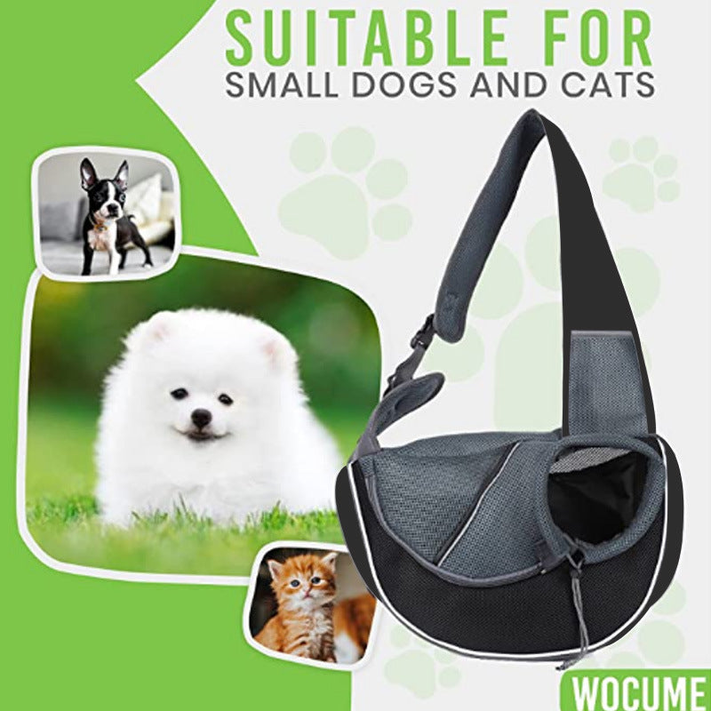 Bolsa de transporte para mascotas, bolso bandolera portátil para exteriores para perros y gatos, productos para mascotas.