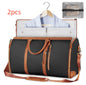 Bolsa de viaje de gran capacidad, bolso de mano para mujer, plegable, para traje, impermeable, para ropa