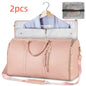 Bolsa de viaje de gran capacidad, bolso de mano para mujer, plegable, para traje, impermeable, para ropa