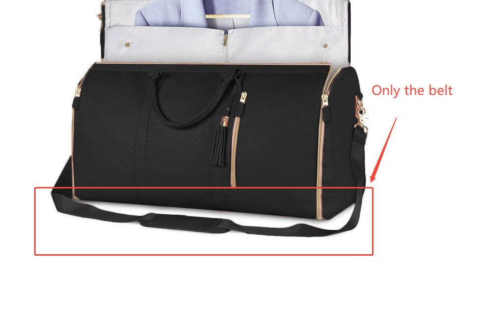 Bolsa de viaje de gran capacidad, bolso de mano para mujer, plegable, para traje, impermeable, para ropa