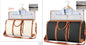 Bolsa de viaje de gran capacidad, bolso de mano para mujer, plegable, para traje, impermeable, para ropa