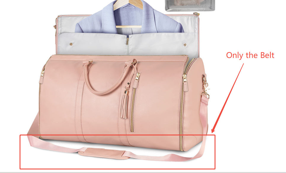 Bolsa de viaje de gran capacidad, bolso de mano para mujer, plegable, para traje, impermeable, para ropa
