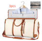 Bolsa de viaje de gran capacidad, bolso de mano para mujer, plegable, para traje, impermeable, para ropa